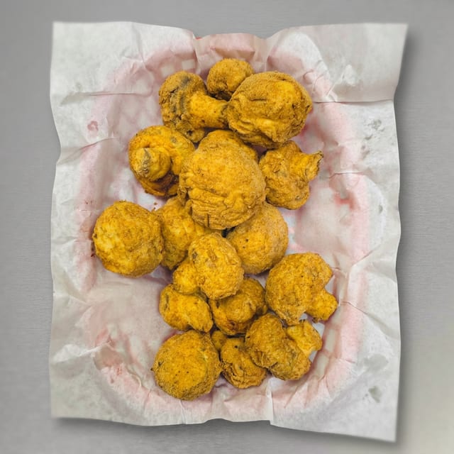 Fresh Fried Mushrooms.