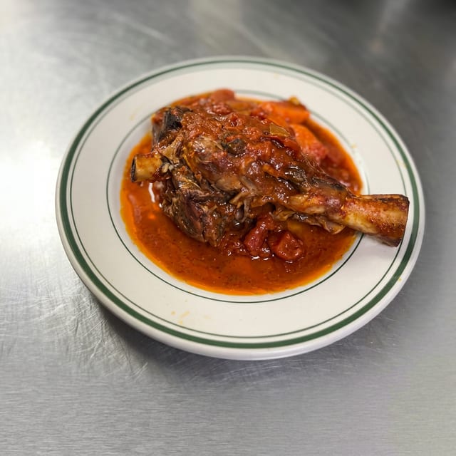 Lamb Shank Special.