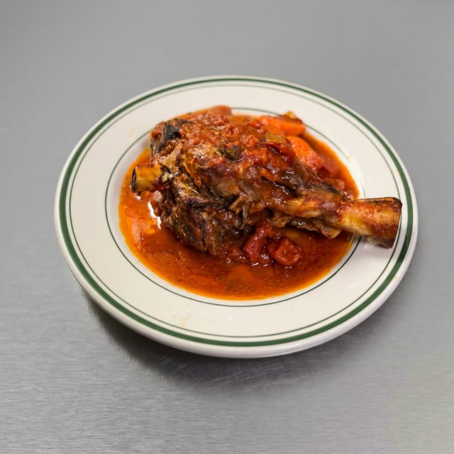Lamb Shank Special.